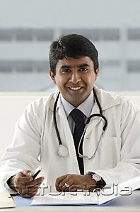 PictureIndia - portrait of smiling doctor