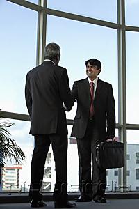 PictureIndia - Indian business men shaking hands and smiling