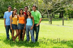 PictureIndia - Group of young adults standing in park