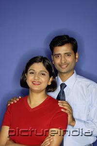 PictureIndia - Couple looking at camera